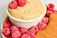 Raspberry Cookie Butter Dip Recipe: Sweet Fruit & Spread Dessert Dip