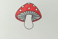 How to Draw a Realistic Mushroom Step-by-Step Tutorial