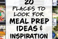20 Sources for Meal Prep Inspiration and Recipe Ideas