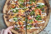 Cauliflower Crust Nacho-Style Pizza: Loaded Mexican Flavor