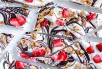 Strawberry Frozen Yogurt Bark Recipe — Quick Summer Dessert