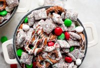 Festive Christmas Puppy Chow Snack Mix Recipe