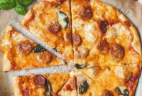 Smoked Gouda & Chorizo Pizza with Crispy Thin Crust