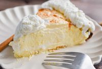 Silky Eggnog Cream Pie Recipe for Holidays and Parties