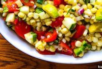 Summer Avocado, Corn, Cucumber & Tomato Salad Recipe
