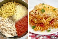 Chicken Parmesan and Pasta Casserole Bake for Family Meals