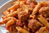 Instant Pot Penne with Juicy Meatballs – Ready in 20 Minutes