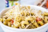 Creamy Pesto Cavatappi Pasta Recipe for Quick Weeknight Dinner