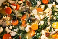 Hearty Turkey, White Bean, and Kale Soup Recipe