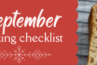 September Baking Checklist 2024: Essential Tasks and Recipes