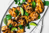Spicy Coconut Grilled Chicken Thighs with Charred Lime