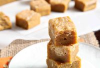 Pumpkin Blondies with Caramel Cream Cheese Swirl Recipe