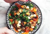 Mimolette and Cheddar Summer Salad with Herbs and Citrus Vinaigrette