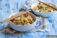 Shrimp and Cauliflower Fried Rice Recipe for Low-Carb Meals