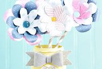 DIY Paper Flower Mason Jar Centerpiece Tutorial