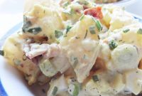Creamy Bacon Potato Salad Recipe with Tangy Mustard Dressing