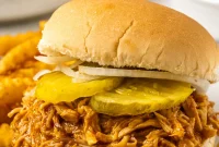 Spicy Honey Slow-Cooker Chicken Sandwiches