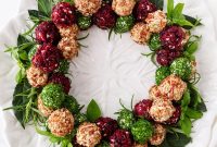 Festive Christmas Cheese Ball Wreath Recipe for Holiday Parties