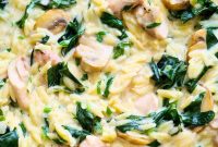 Creamy Chicken and Orzo Skillet Recipe