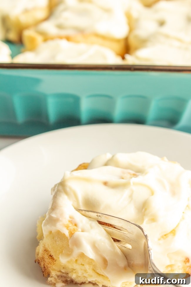 Fluffy Gluten-Free Cinnamon Rolls with Cream Cheese Frosting 5 Baked gluten free cinnamon rolls