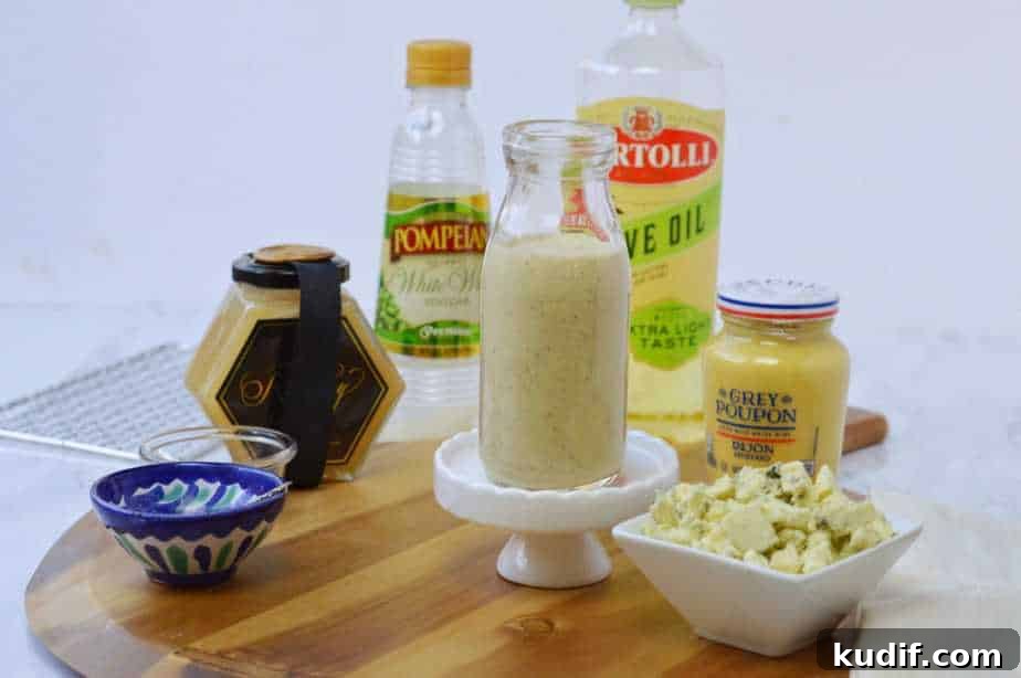 Steak Salad with Blue Cheese Vinaigrette Recipe 6 ingredients for blue cheese vinaigrette