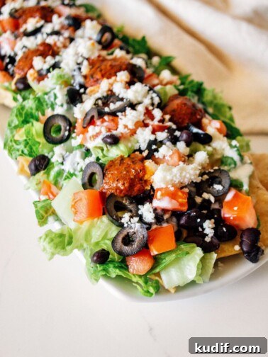 Vegetarian Haystacks