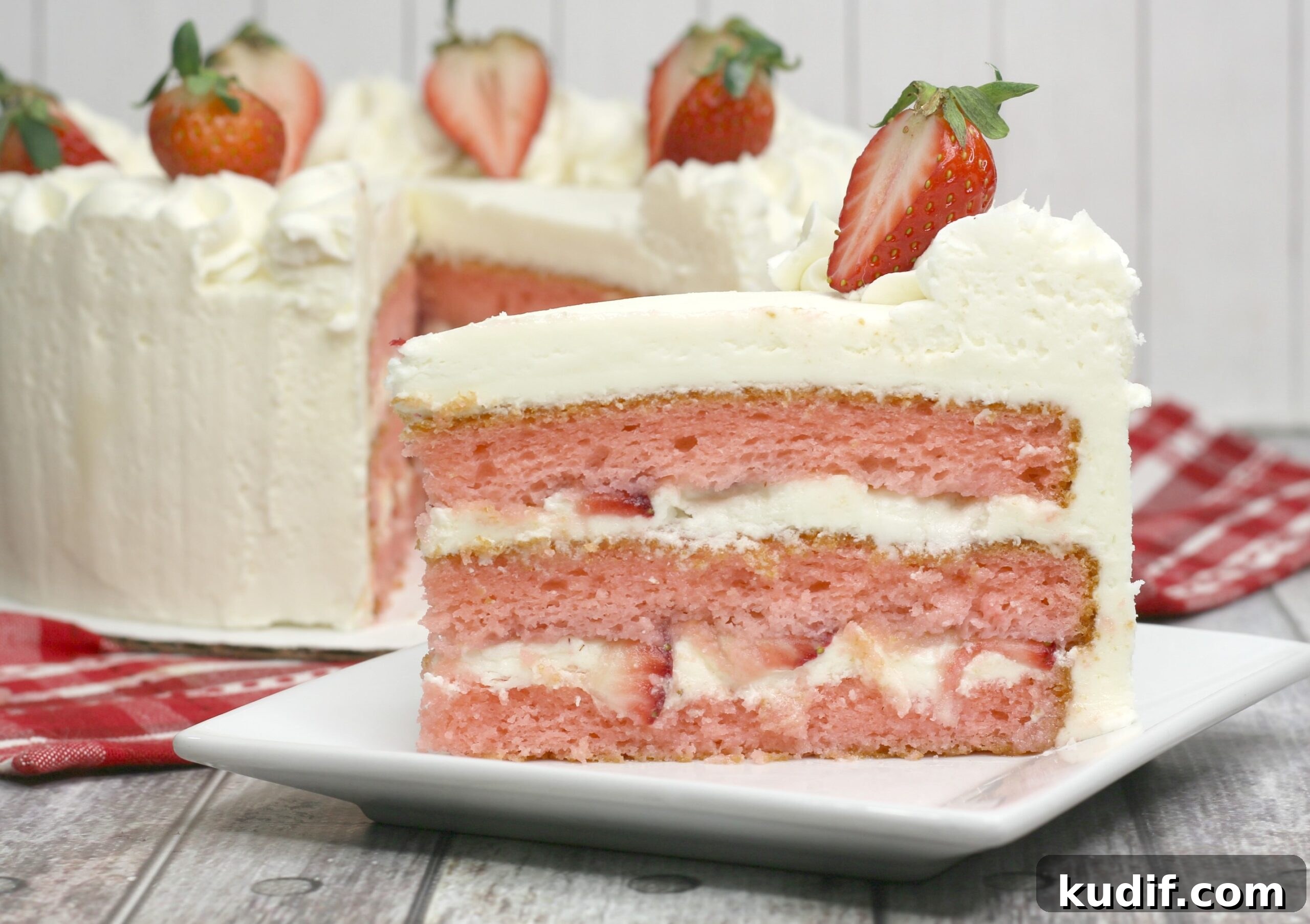 Strawberry Moscato Cake with Cream Cheese Buttercream 5 img 10420 4
