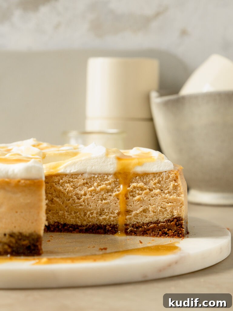 Maple Mascarpone Cheesecake Recipe with Brown Butter Crust 3 maple mascarpone cheesecake