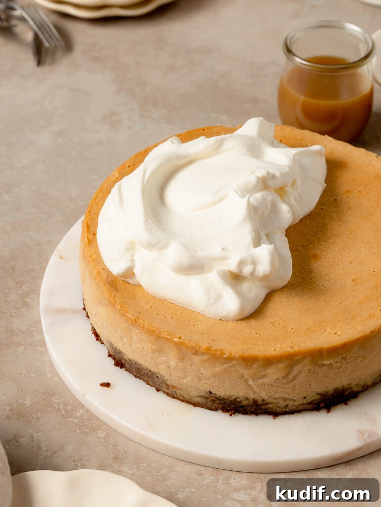 Maple Mascarpone Cheesecake Recipe with Brown Butter Crust 7 maple mascarpone cheesecake