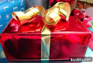wrapped-gift wrapped christmas present - gift wrap