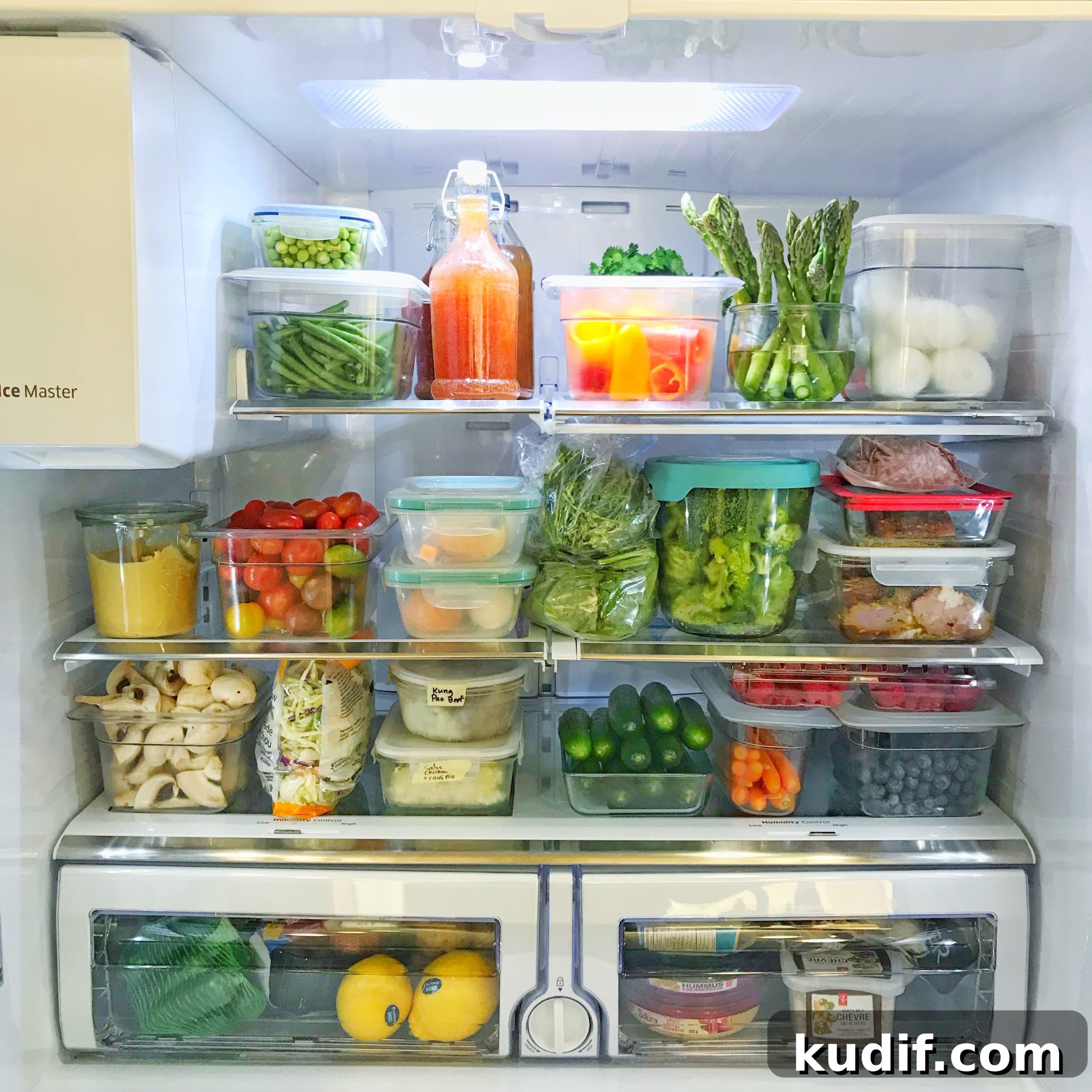 20 Sources for Meal Prep Inspiration and Recipe Ideas 6 beautiful fridge with meal prep ingredients