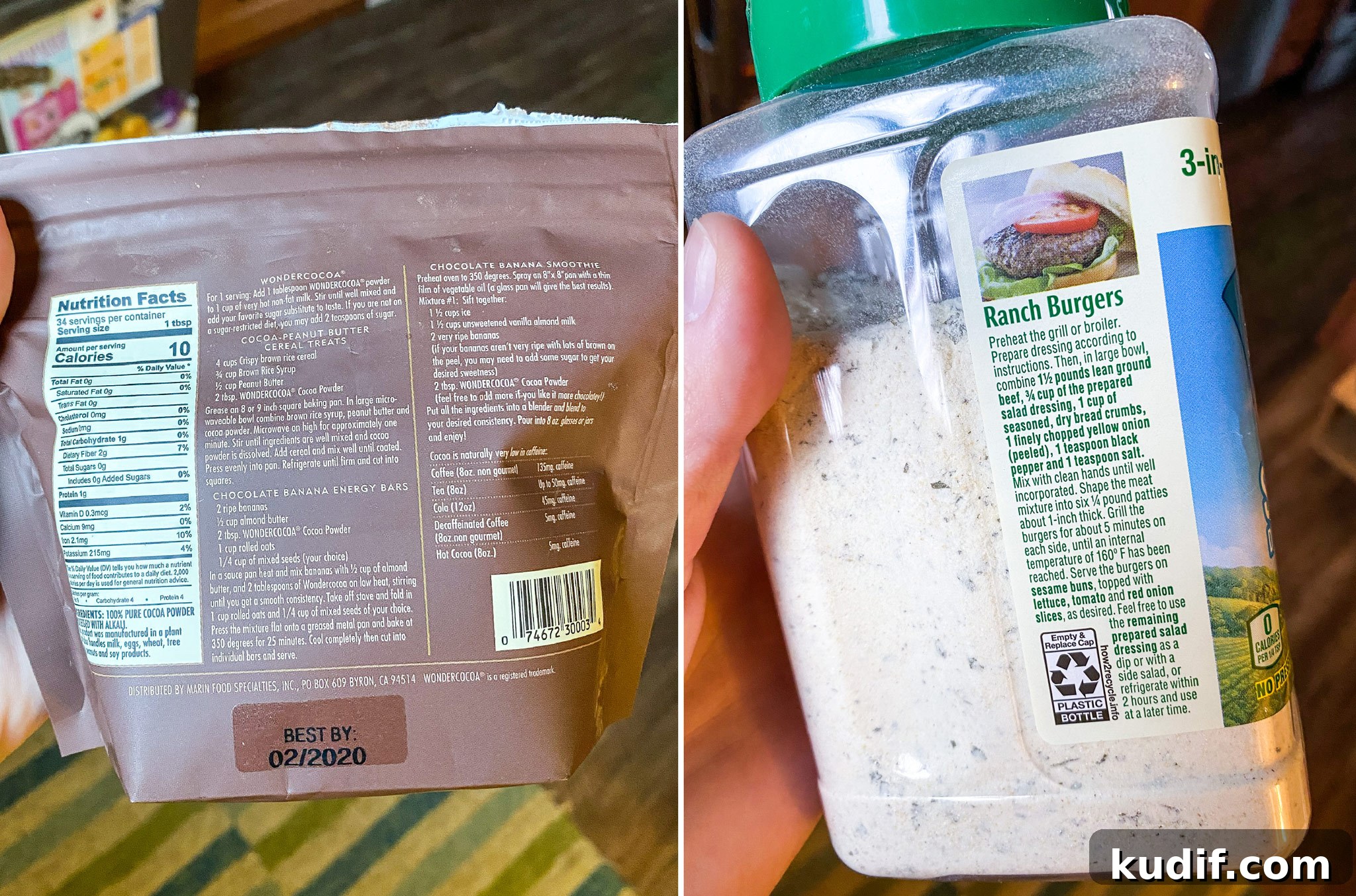 20 Sources for Meal Prep Inspiration and Recipe Ideas 8 recipes on food packaging