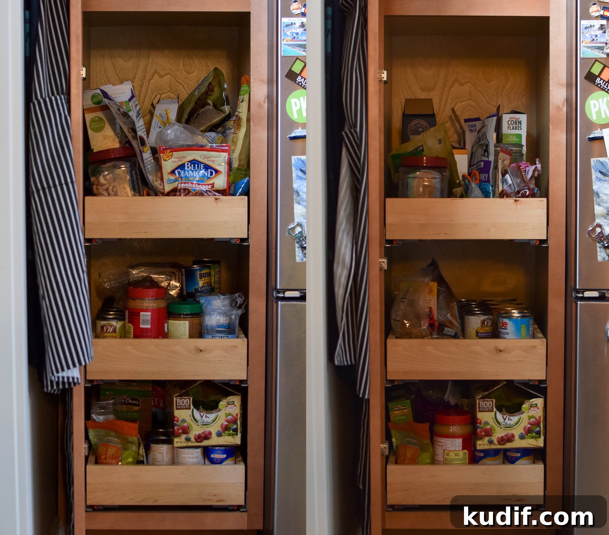 20 Sources for Meal Prep Inspiration and Recipe Ideas 10 pantry before and after