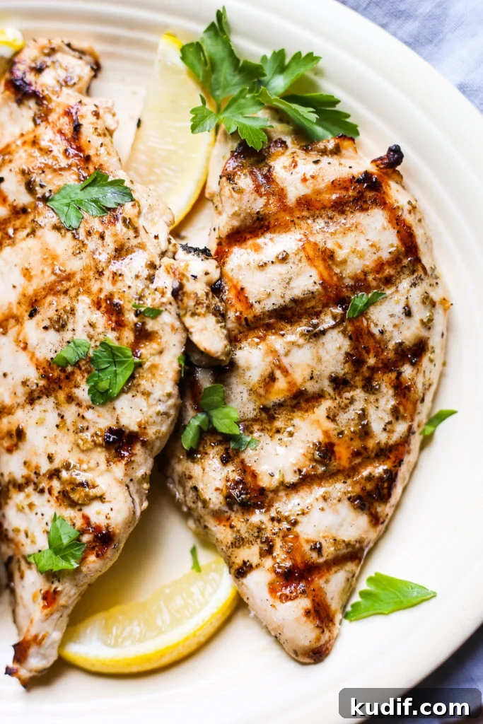 Greek-Style Marinated Chicken with Lemon, Oregano & Garlic 2 Greek Style Marinated Chicken