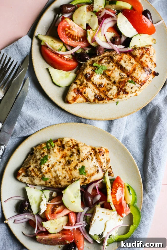 Greek-Style Marinated Chicken with Lemon, Oregano & Garlic 3 Greek Style Marinated Chicken