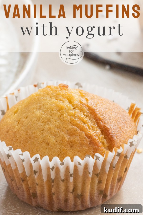 Moist Vanilla Yogurt Muffins Recipe for Tender, Fluffy Muffins 7 Delicious muffins with vanilla yogurt and oil - just the thing when you need to go fast and an absolute classic.