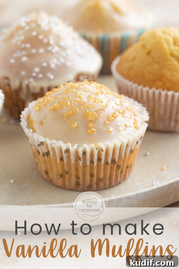 Moist Vanilla Yogurt Muffins Recipe for Tender, Fluffy Muffins 8 Delicious muffins with vanilla yogurt and oil - just the thing when you need to go fast and an absolute classic.