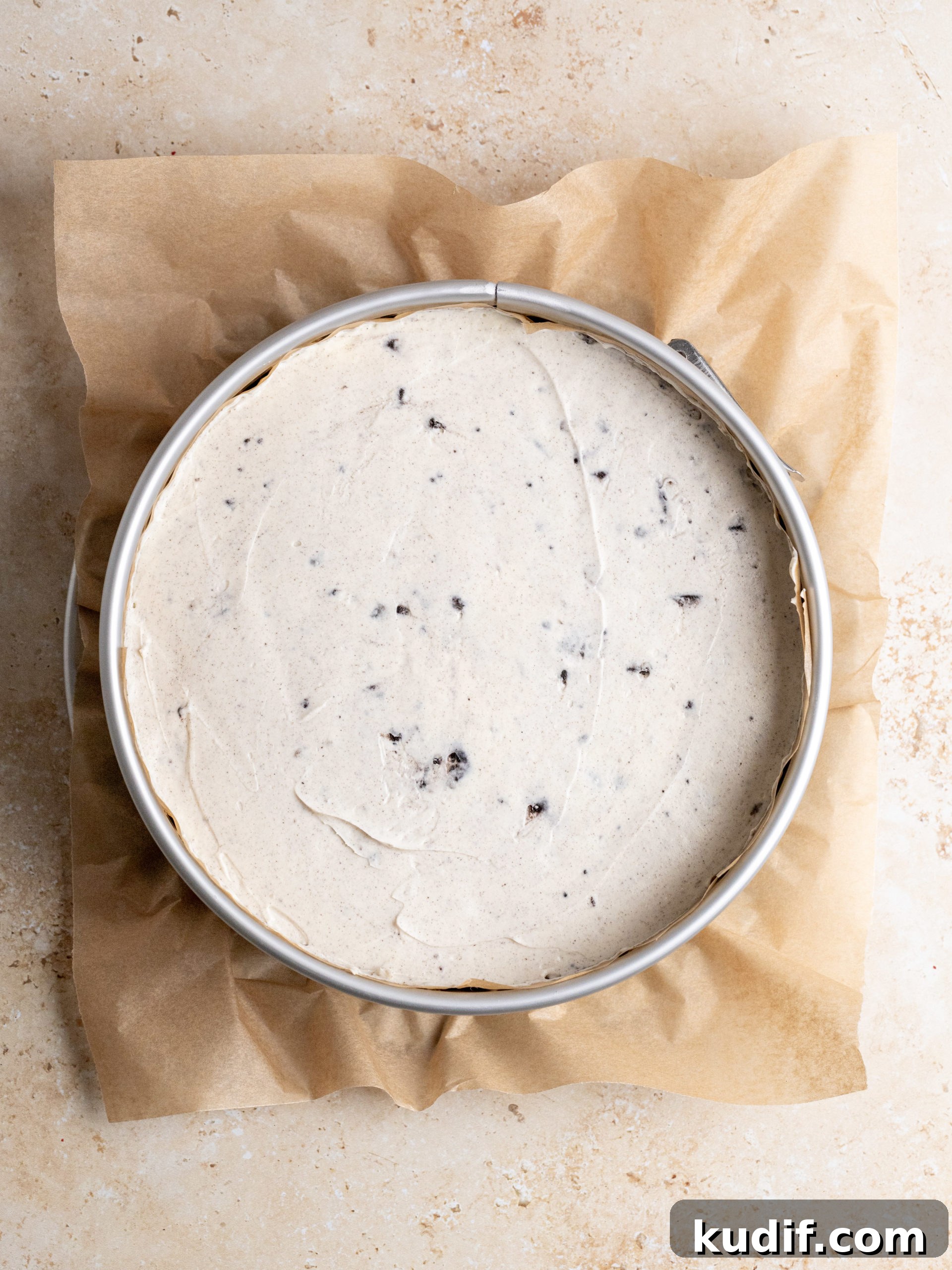 No-Bake Oreo Cheesecake Recipe — Creamy No-Bake Dessert 7 Cheesecake close-up