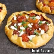 Cherry Tomato Galettes with Fresh Basil Pesto Recipe 7 Cherry Tomato and Pesto Savory Galette