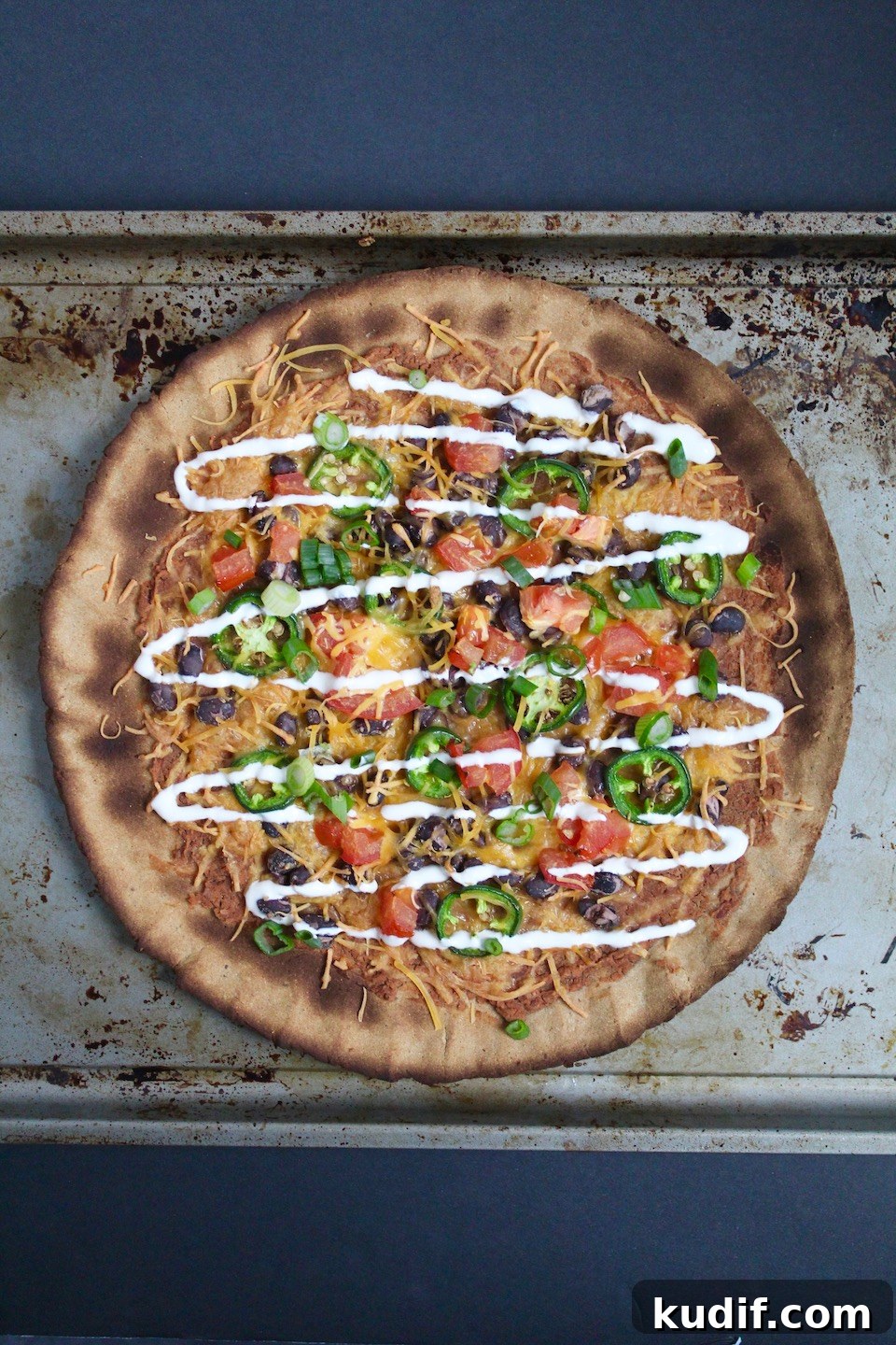 Cauliflower Crust Nacho-Style Pizza: Loaded Mexican Flavor 3 Cauliflower Crust Nacho Pizza