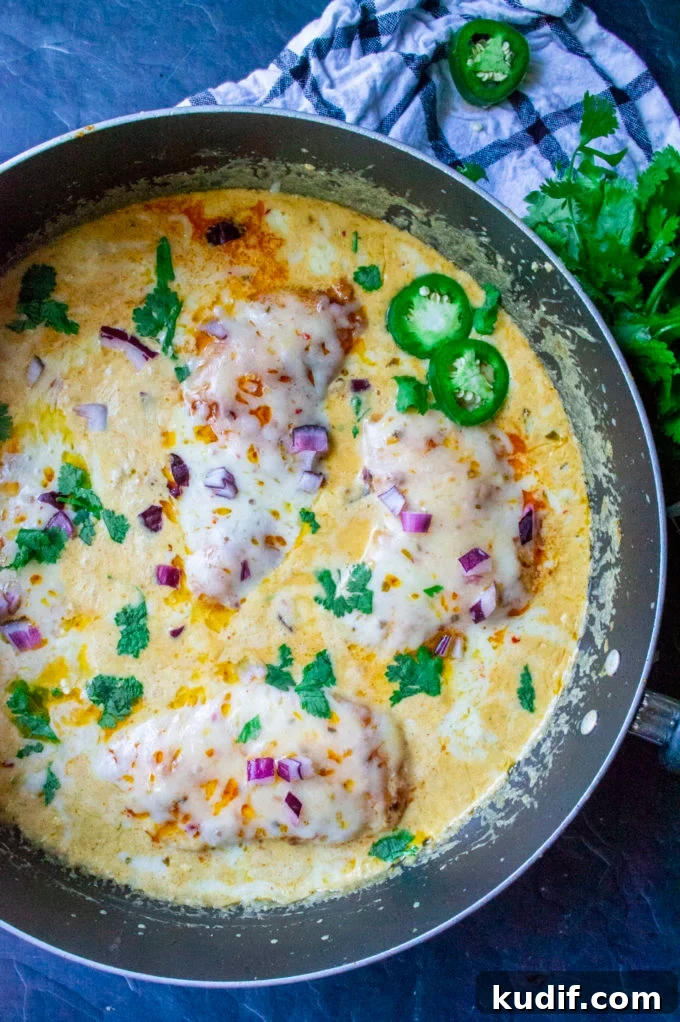 Cheesy Jalapeño Keto Chicken Skillet Recipe 10 one pan keto cheese jalapeno chicken