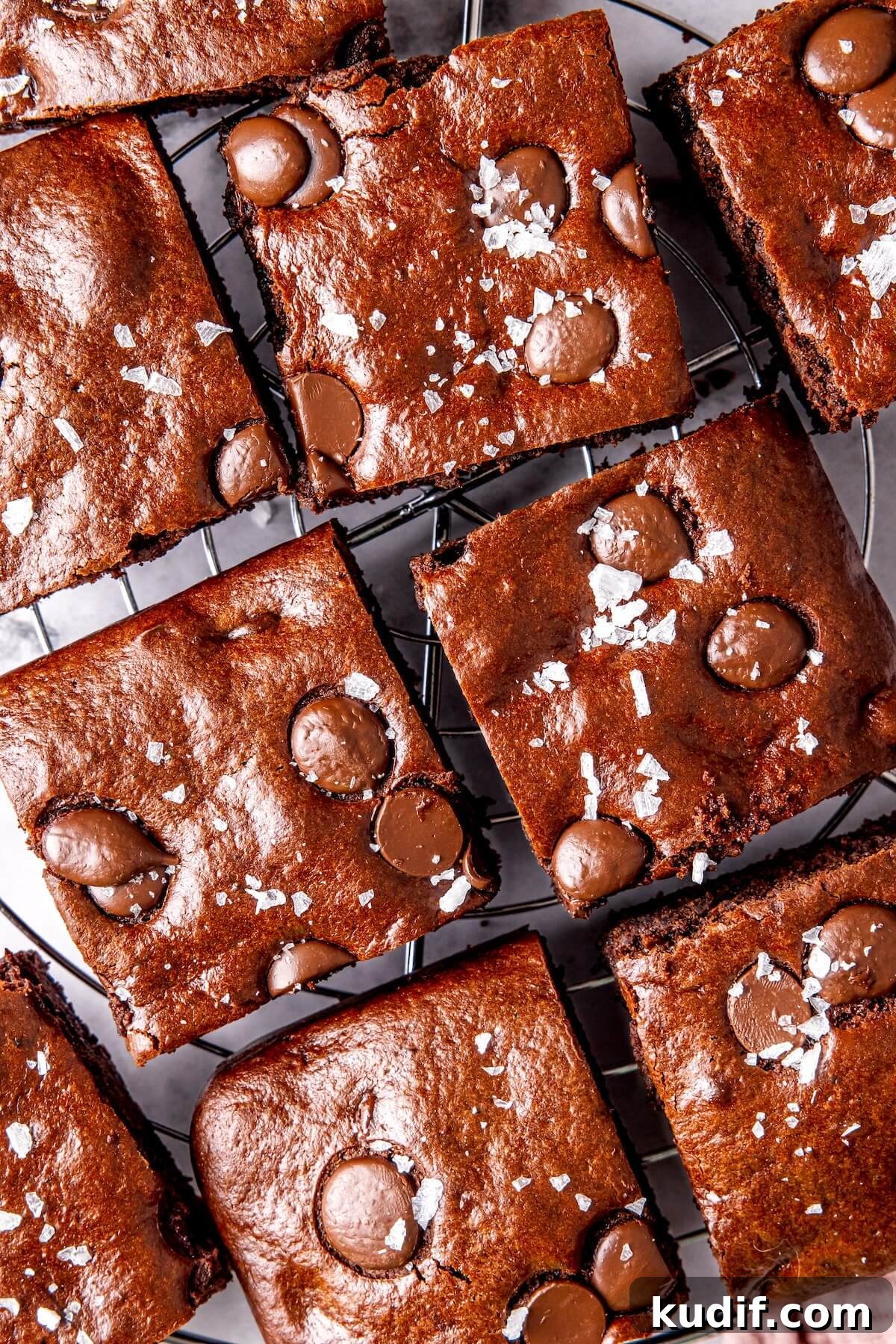 Fudgy Flourless Paleo Chocolate Chunk Brownies 2 Paleo Brownies - Olivia Adriance