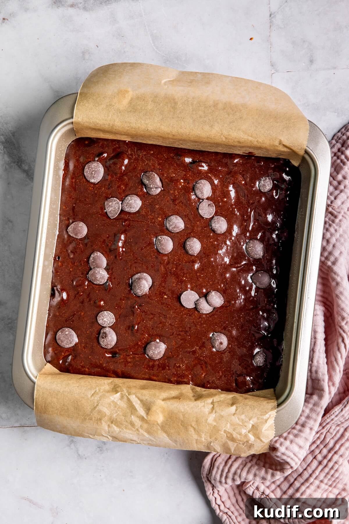 Fudgy Flourless Paleo Chocolate Chunk Brownies 12 Paleo Brownies Step 4 - Olivia Adriance