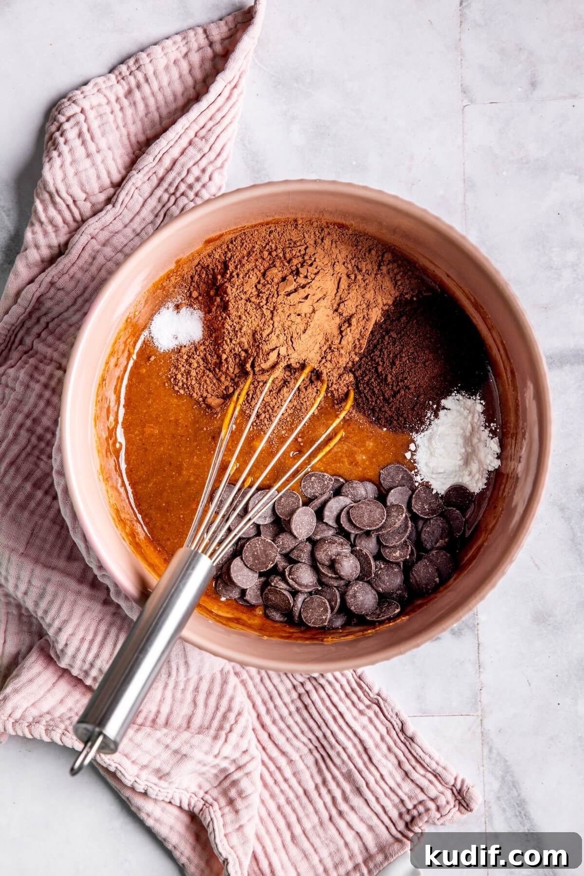 Fudgy Flourless Paleo Chocolate Chunk Brownies 10 Paleo Brownies Step 2 - Olivia Adriance