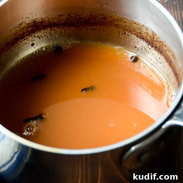 reduction with spices