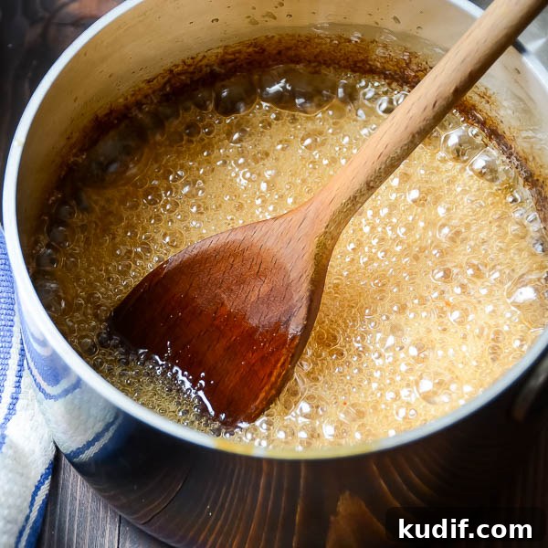 bubbling sauce