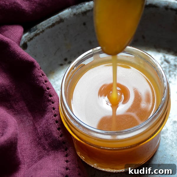 Spiced Cider Rum Sauce drizzle