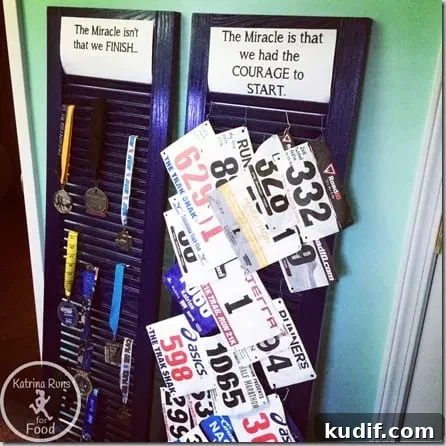 running medal display running medal display