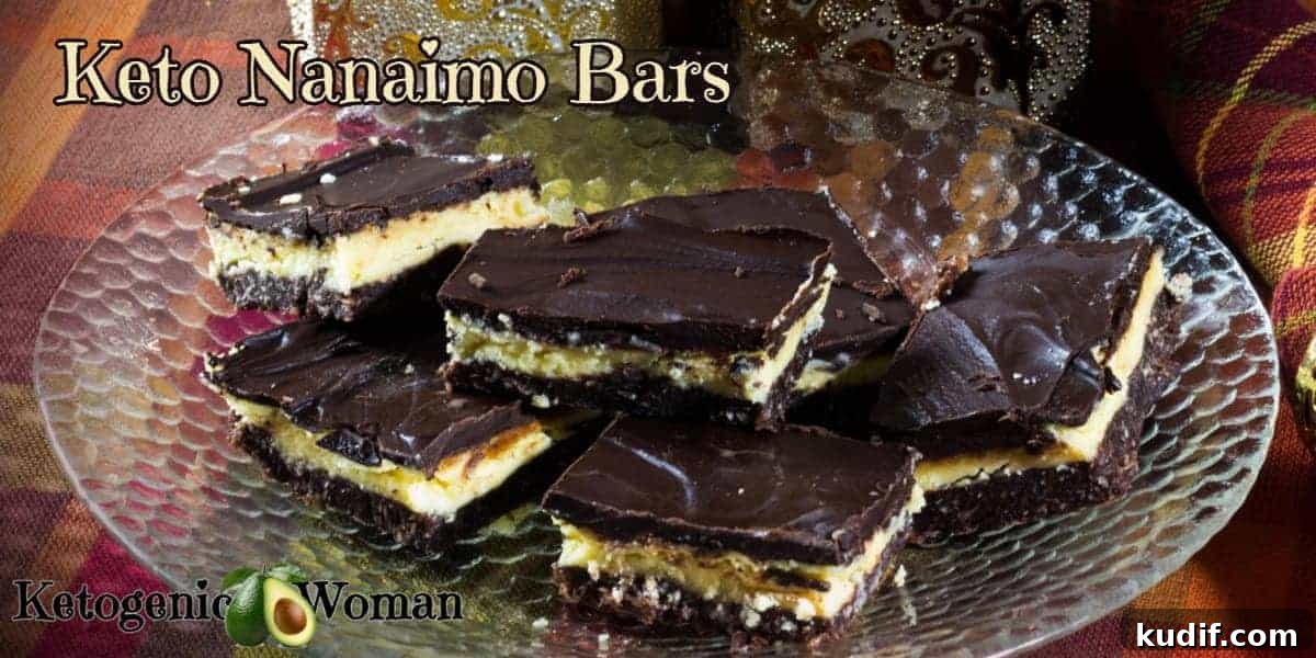 Sugar-Free Keto Nanaimo Bars: Low-Carb Christmas Dessert 2 Keto Nanaimo Bars Recipe