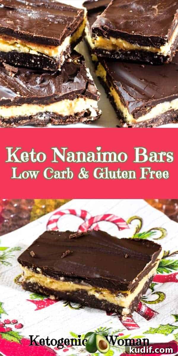 Sugar-Free Keto Nanaimo Bars: Low-Carb Christmas Dessert 11 Keto Nanaimo Bar Recipe